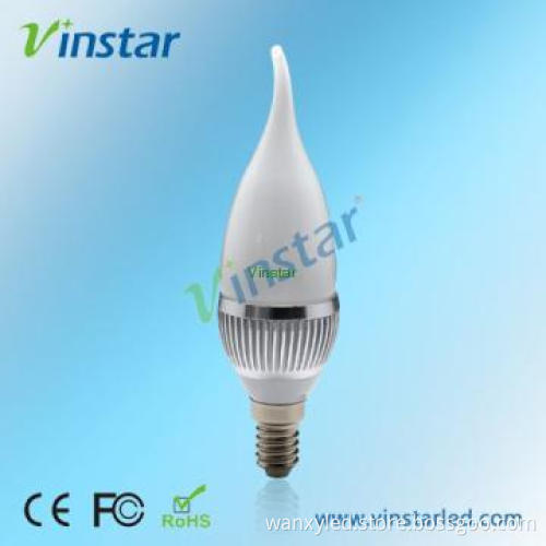 LED Candle Light E14 3W Crystal